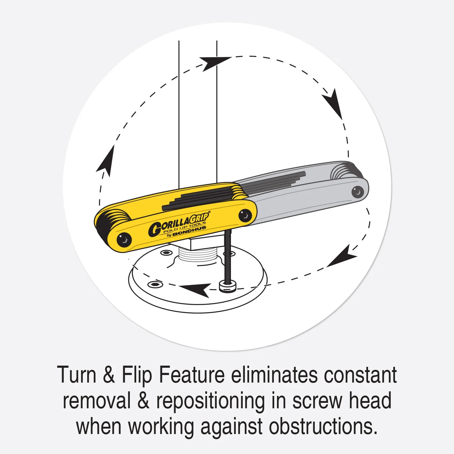 BONDHUS Tamper Resistant Torx Gorilla Grip Fold Ups - Image 6